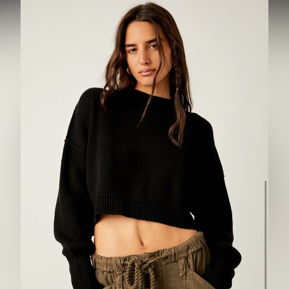 Free People Sweaters - Free People easy street cropped